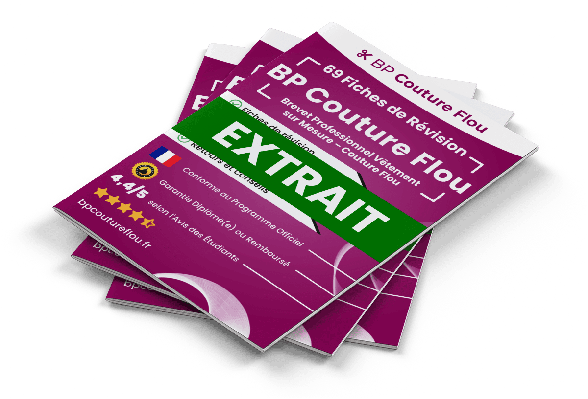 Extrait Fiches Révision gratuites BP Couture Flou